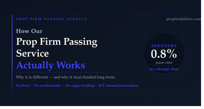 How Our Prop Firm Passing Service Actually Works, Why Is It Different